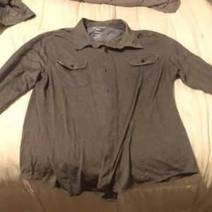 Mens Haggar Long Sleeved Button Down Shirt. XXL